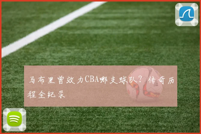 马布里曾效力CBA哪支球队？传奇历程全纪录